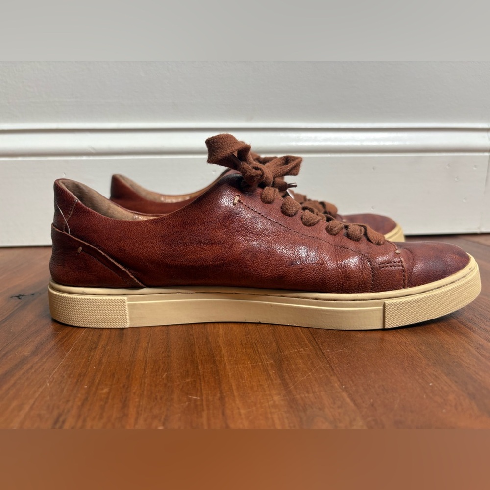 Frye Ivy Low Lace Leather Sneakers - Picture 7 of 11